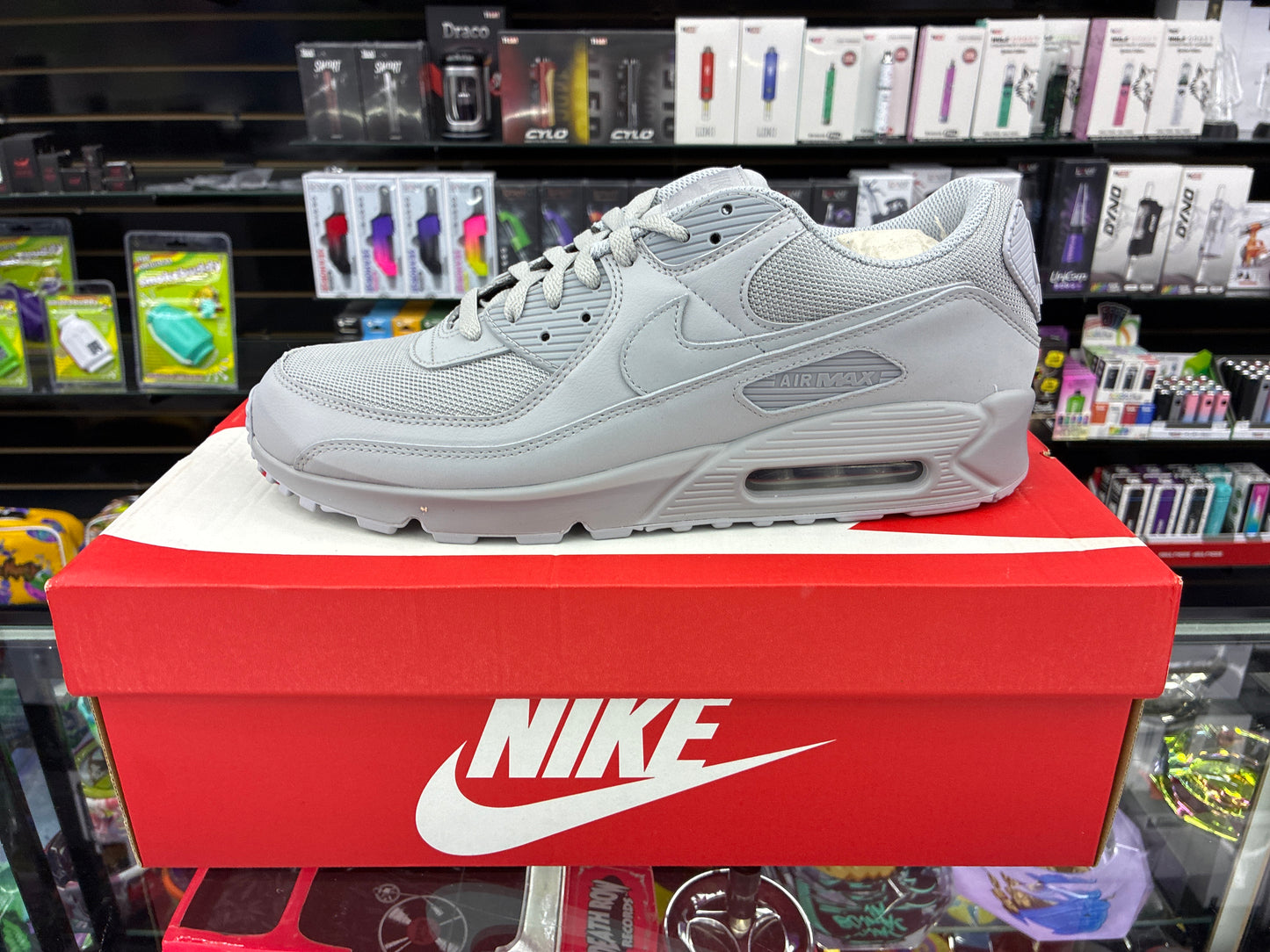 Air max 90 gray size 13
