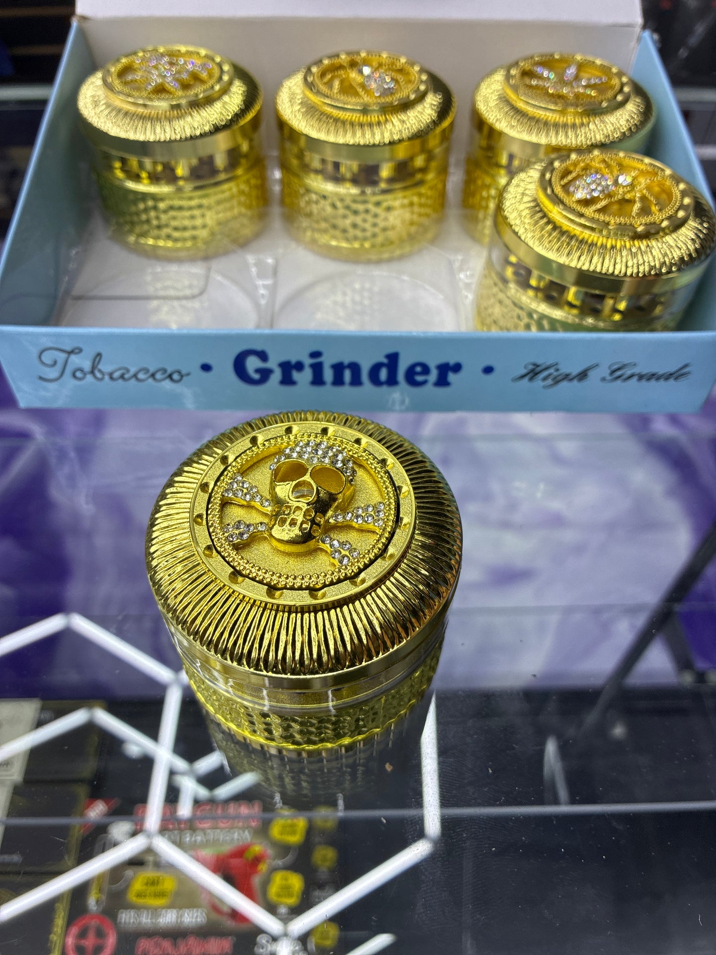 Tobacco grinder high grade popular GOLD