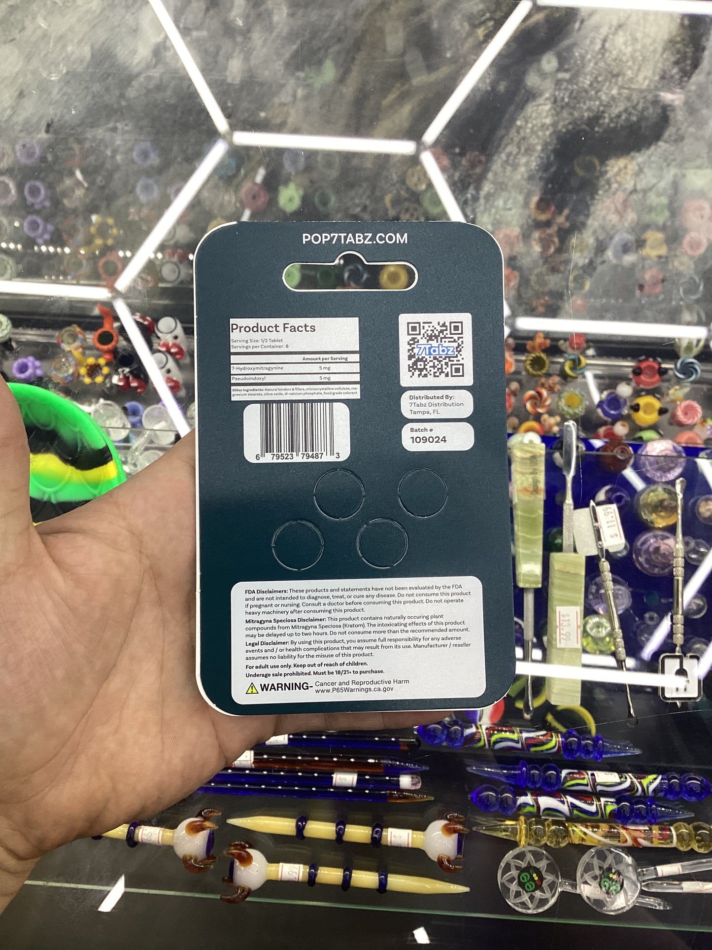 7 tabz 7hydroxy + pseudo 4 pack 20mg