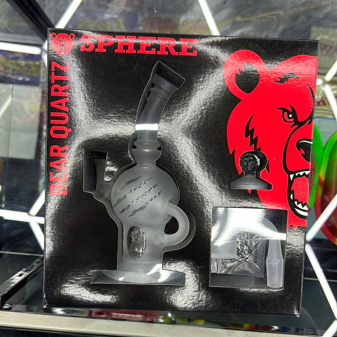 Bear quartz sphere frosted rig kit