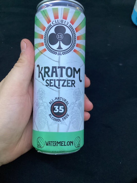 Club 13 kratom seltzer 35mit watermelon