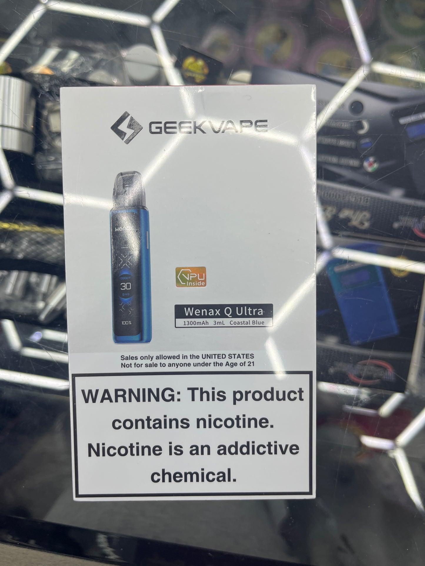 Geekvape wenax q ultra coastal blue