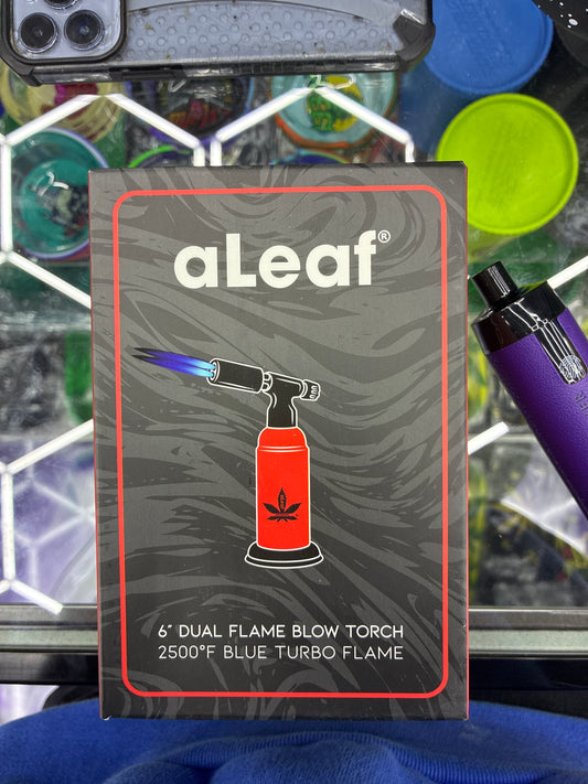 Aleaf 6’ dual flame blow torch red