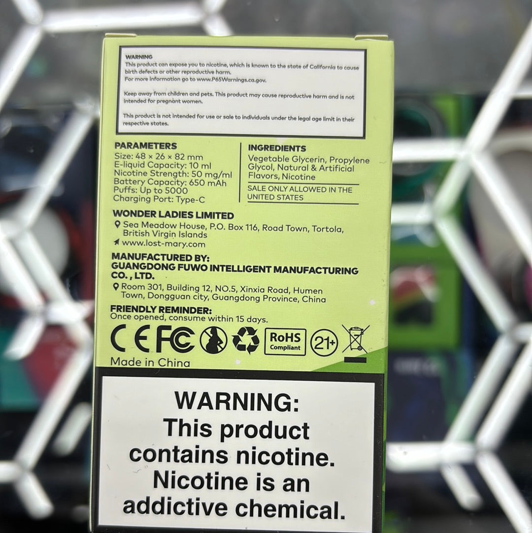 Lost Mary peppermint