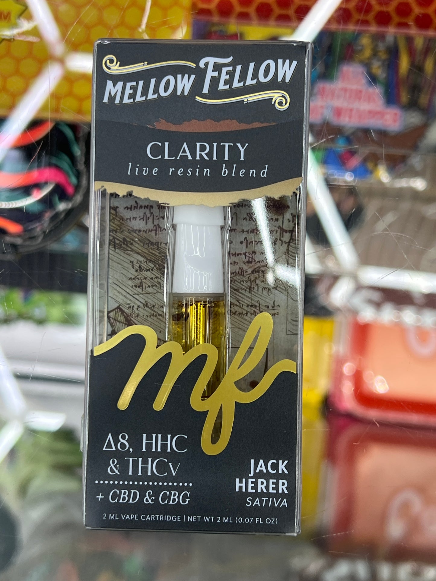 Mellow fellow jack herer sativa, 2G cart