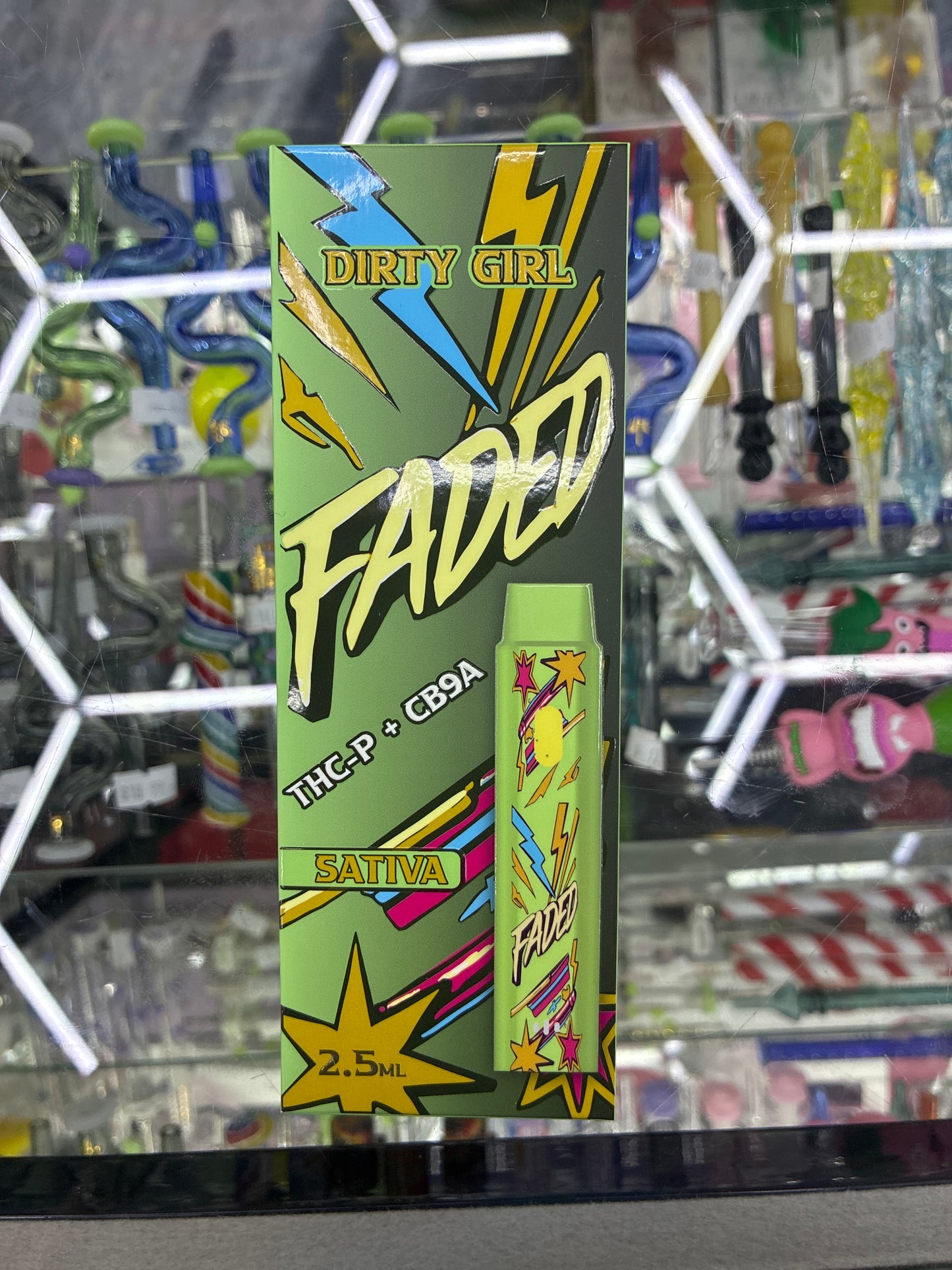 Faded thc-p + cb9a 2.5ml disposable sativa dirty girl