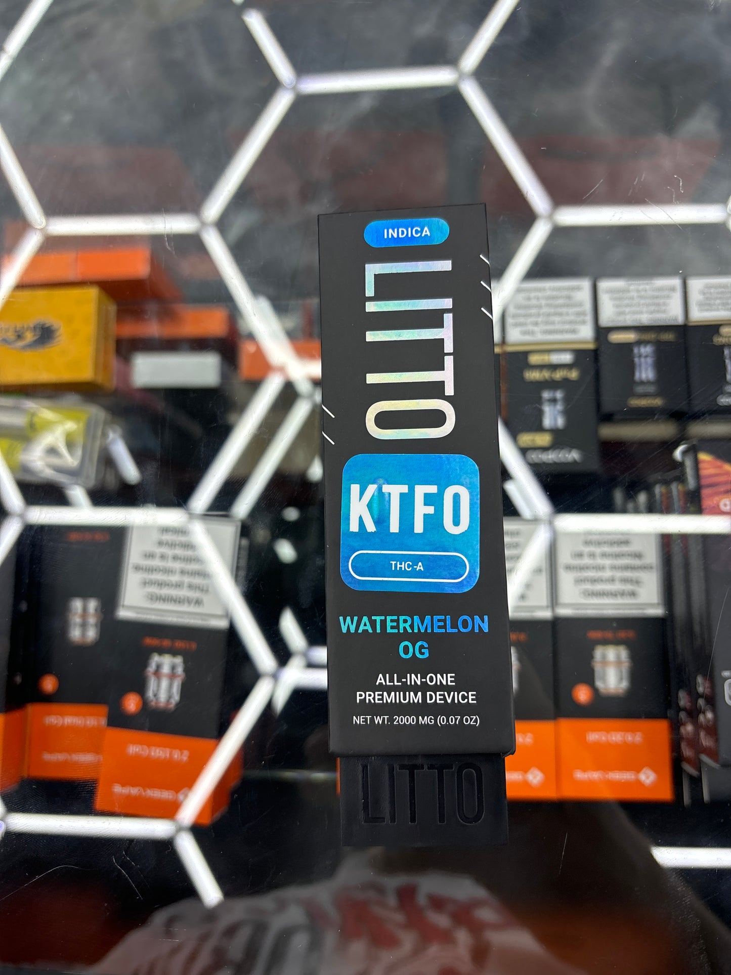 Lotto ktfo thca watermelon og indica 2g disposable