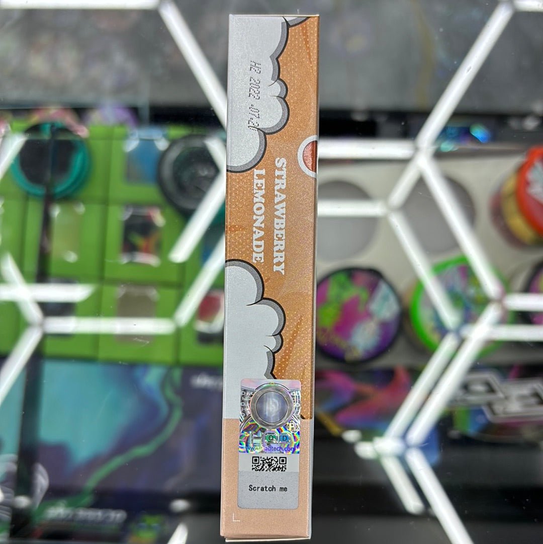 HQD strawberry lemonade 1200 puffs curvie plus