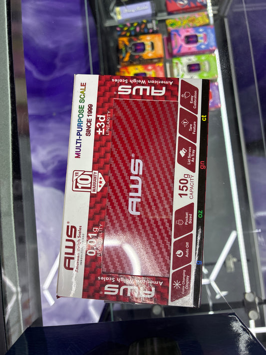 Aws 150gx0.01g red scale