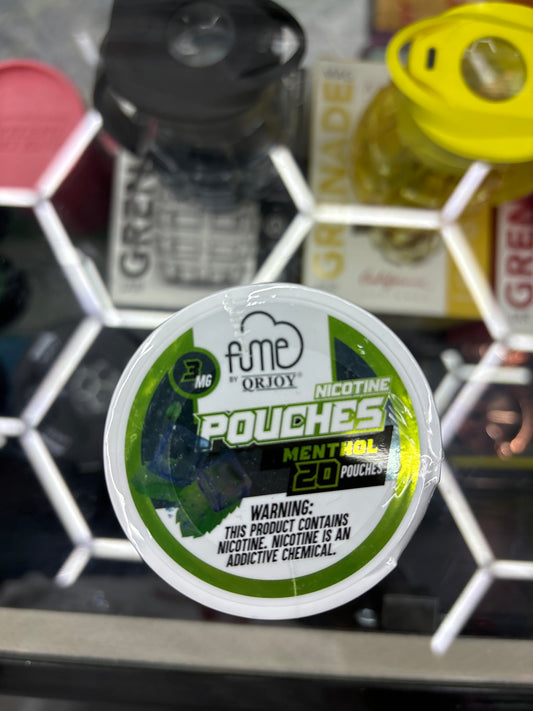 Fume nicotine pouches, menthol 3mg 20 pouches