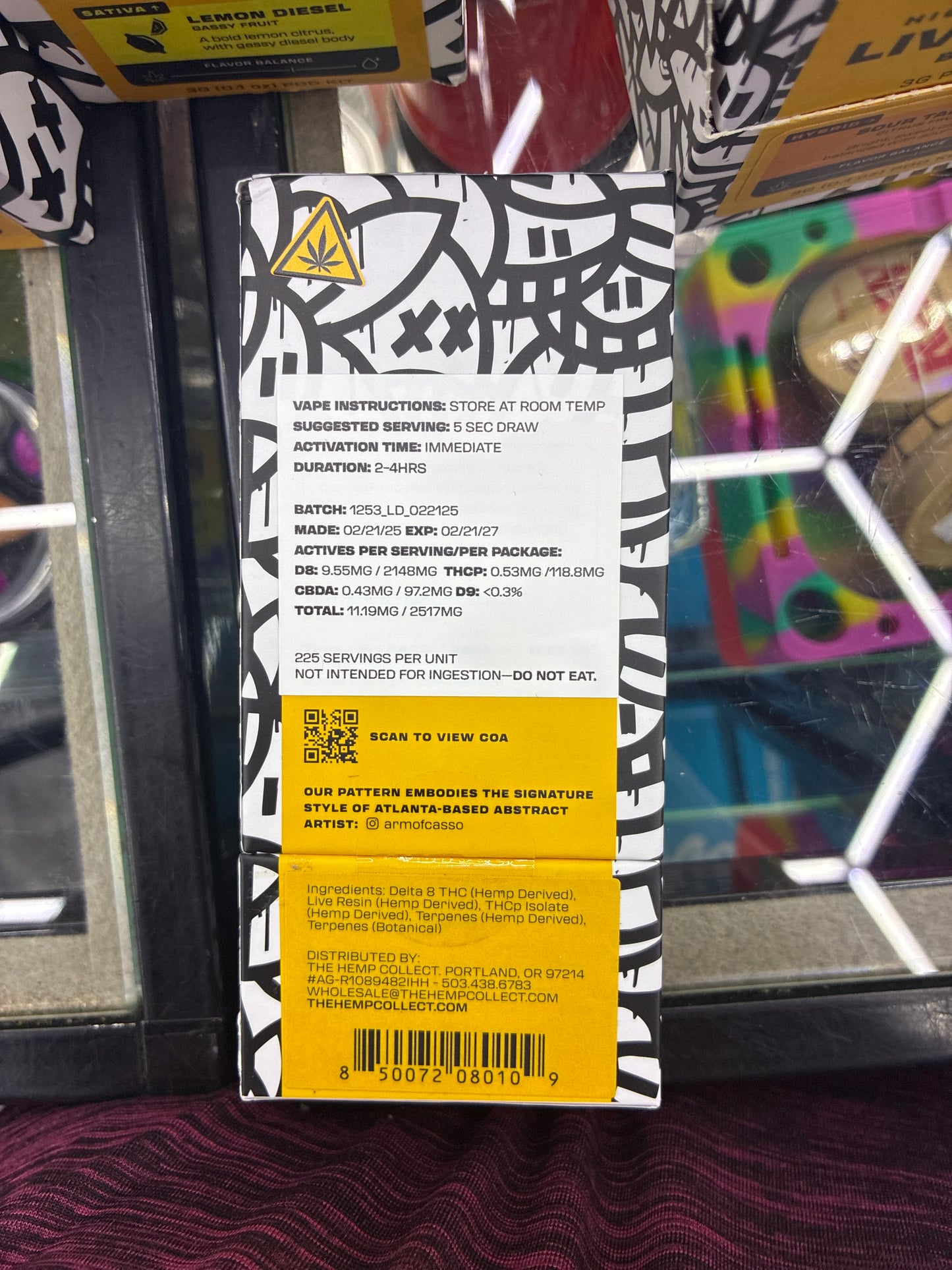 Black sheep live thca blend 3g pod kit sativa lemon diesel