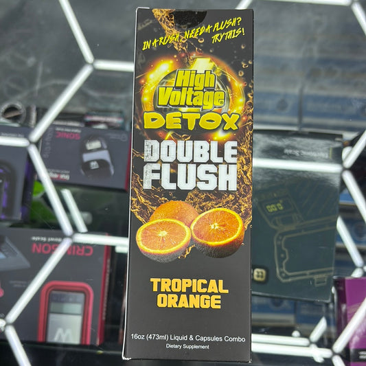 High voltage detox, double flush tropical orange￼ 16oz