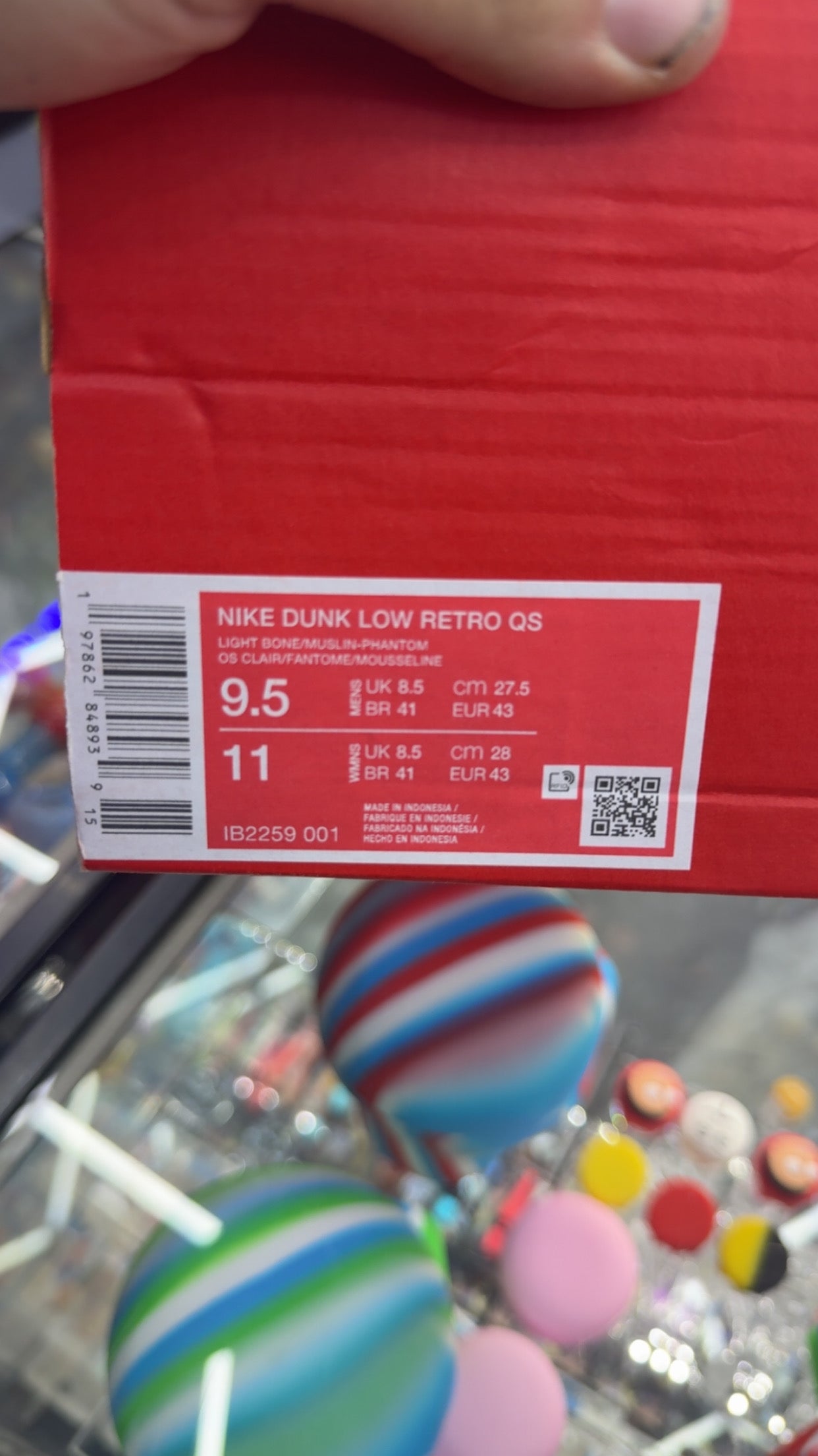 Nike Dunk Low Retro QS Tokyo City Edition size 9.5