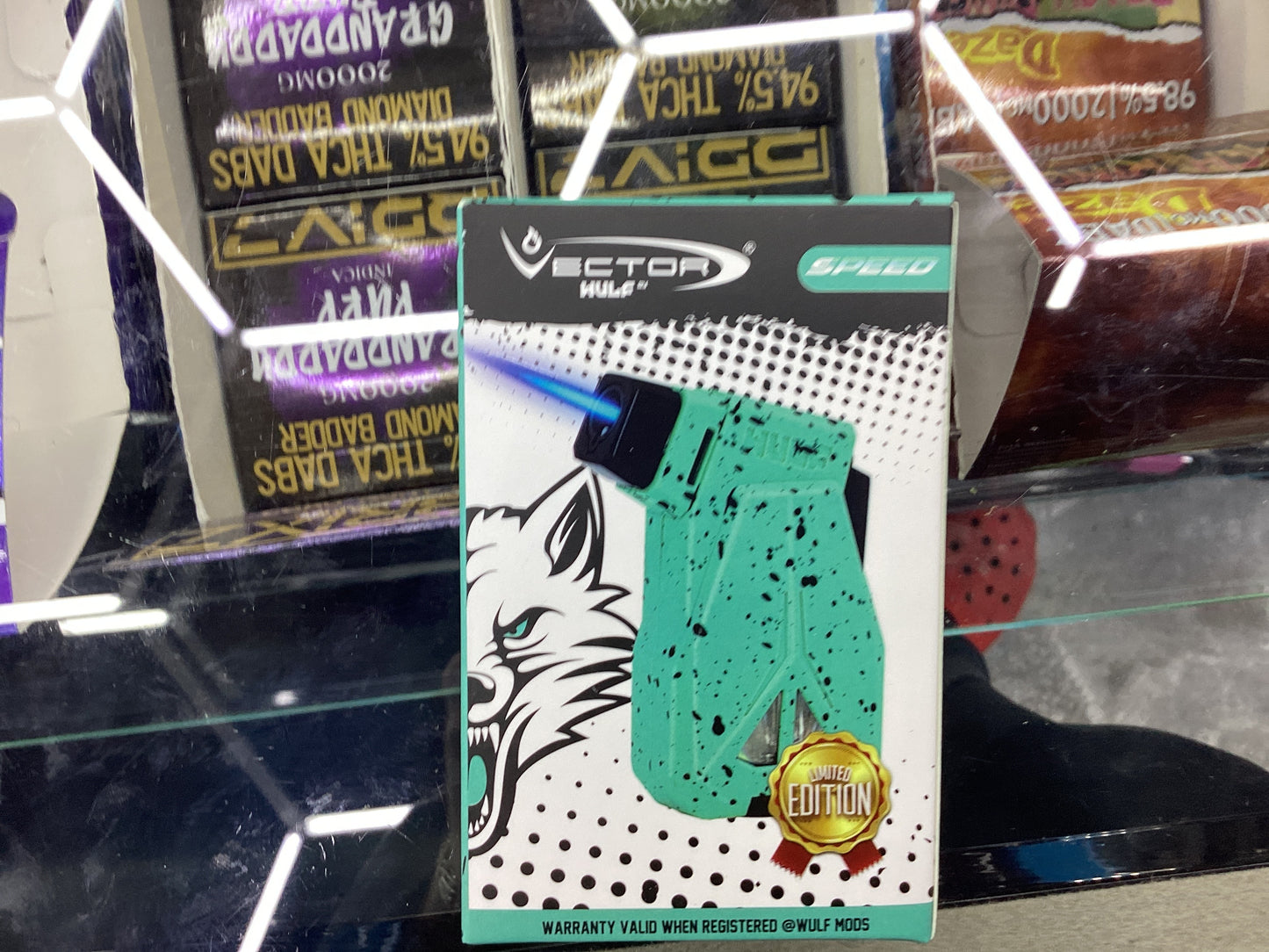 Vector Wulf speed limited edition aquamarine and black