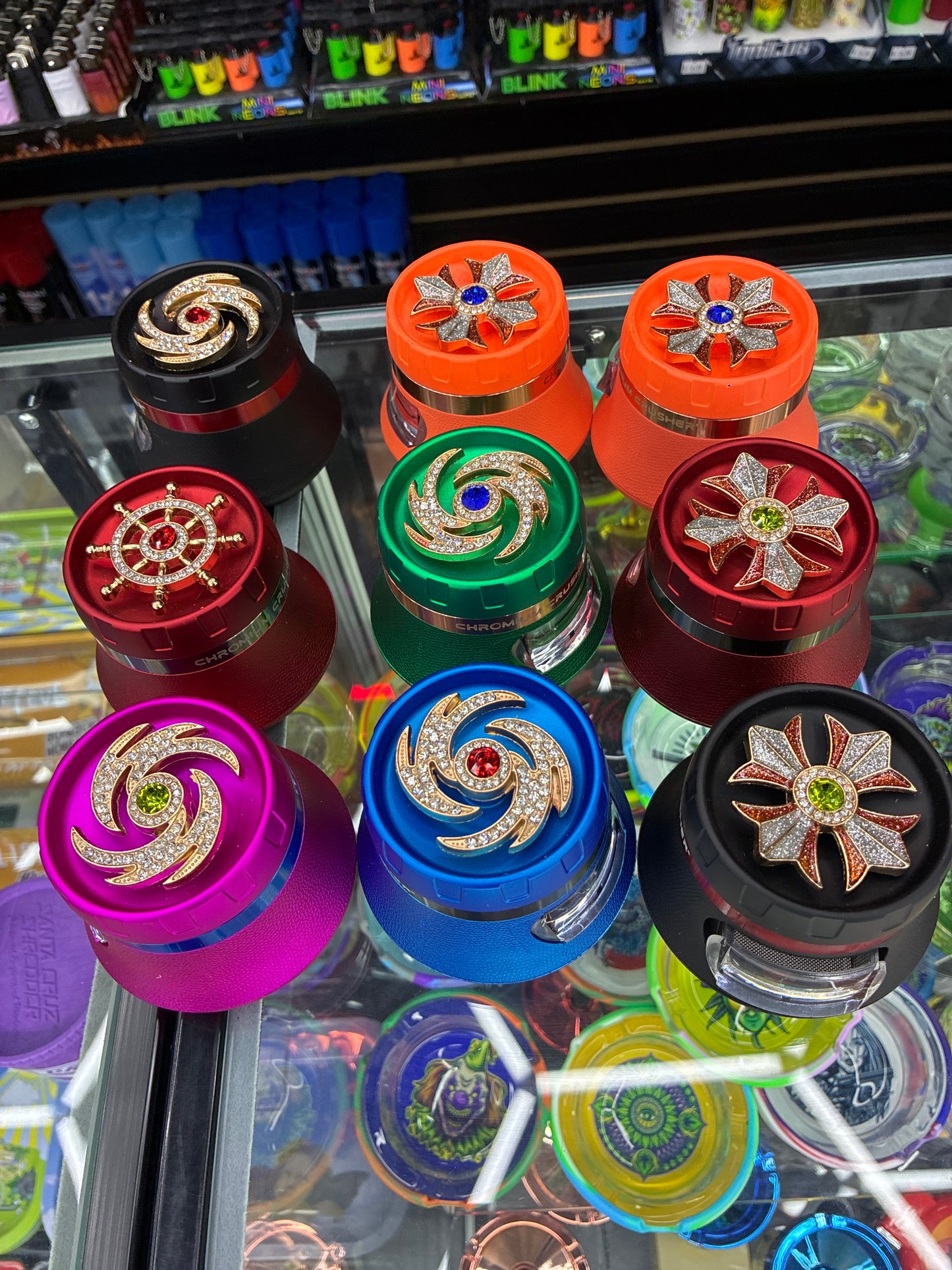 Cc bling spinner grinder
