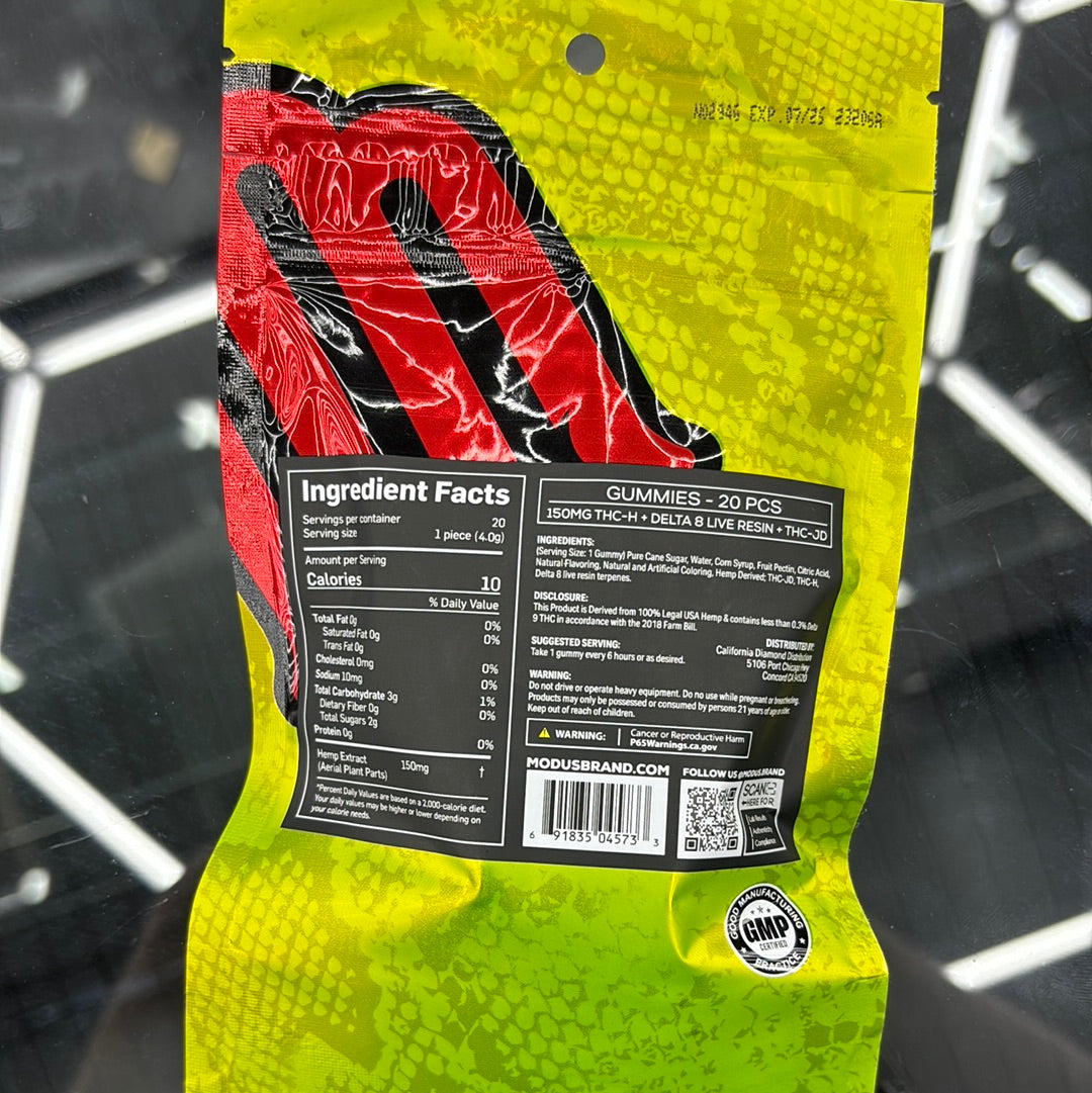 Modus upper cut blend 3.0 black cherry X limeade Indica