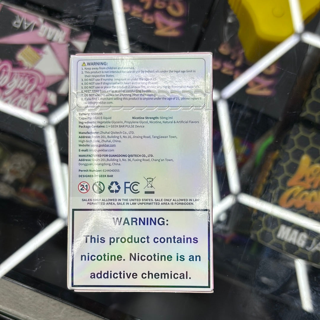 Geek bar pulse frozen strawberry