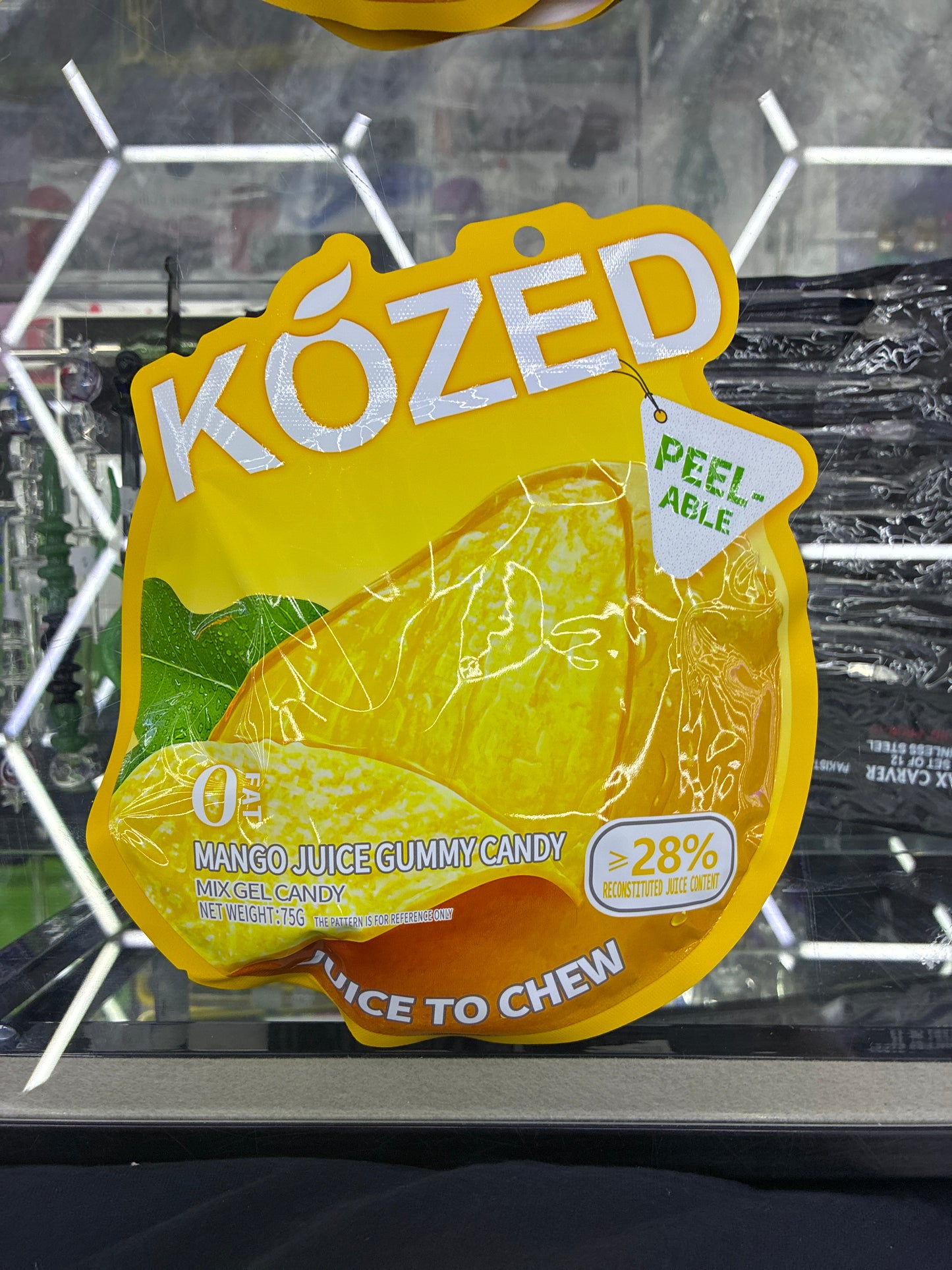 Kozed peelable mango gummy candy