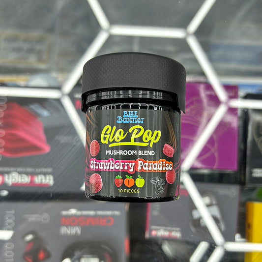 Ezdoze glo pop mushroom blend strawberry paradise 10 pieces
