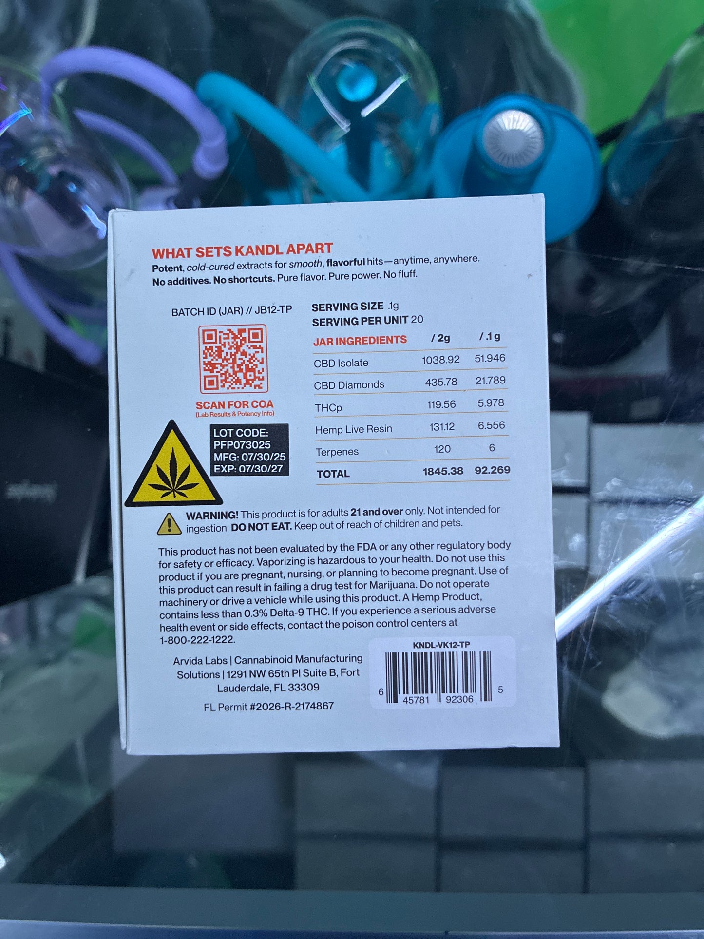 Kandl lyte kit concentrate vaporizer lemon fuel sativa