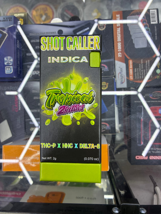 Shotcaller thcp x hhc x delta8 2g disposable indica tropical zkittles