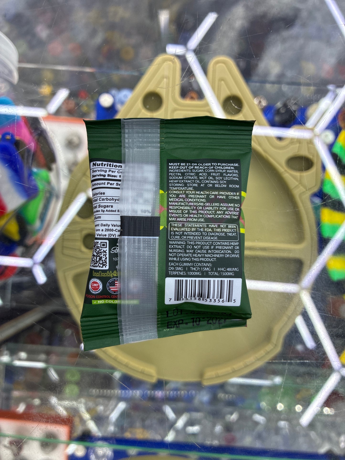 Budbuddy D9/super XV/THCP dual gummies 4500mg citrus shortcake tart indica