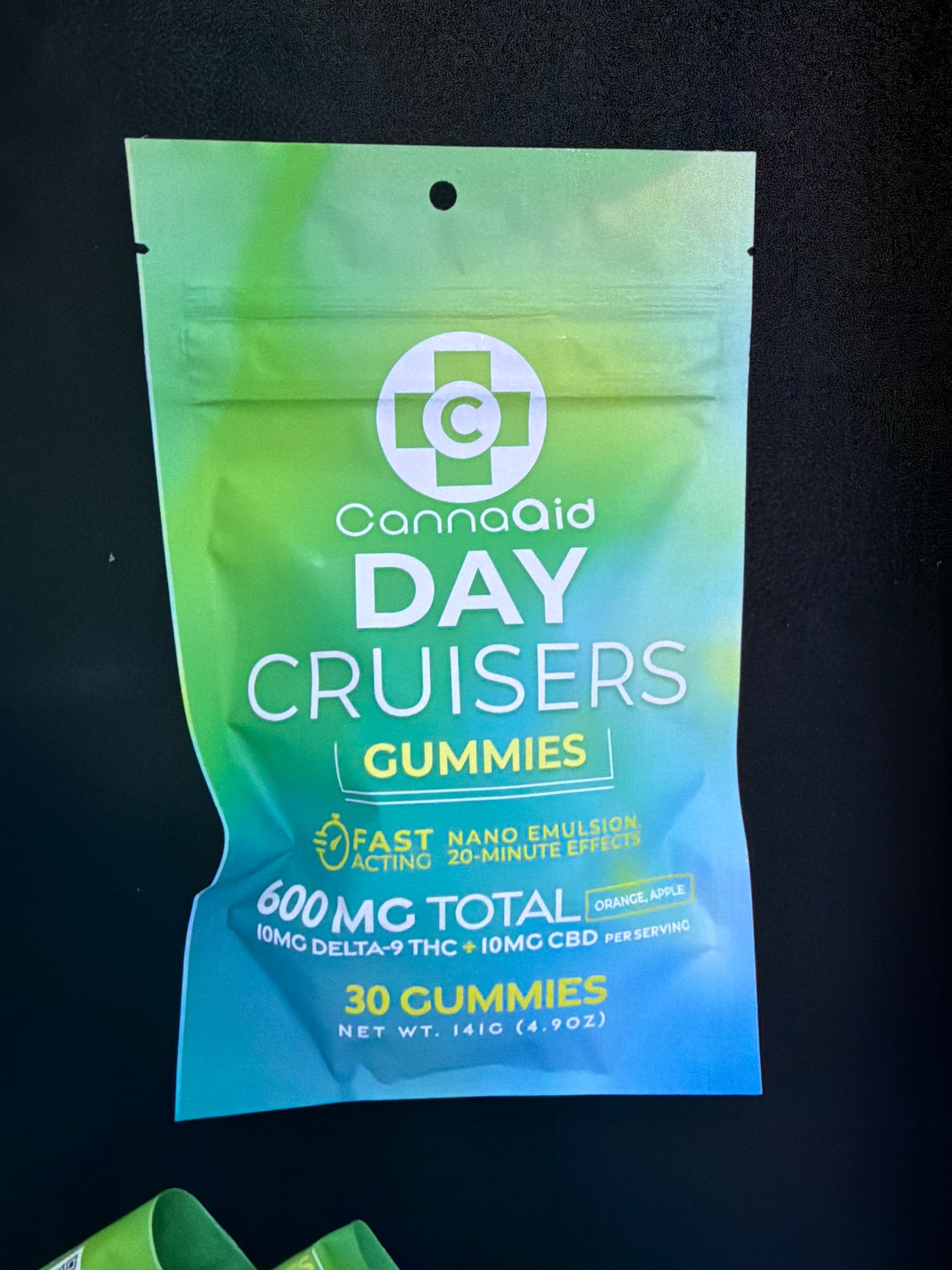 CannaAid Day Cruiser gummies 10mgx30 Orange apple