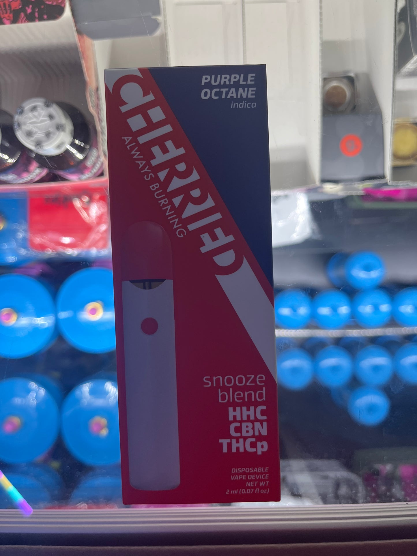 Cherried snooze blend 2g dispo purple octane indica