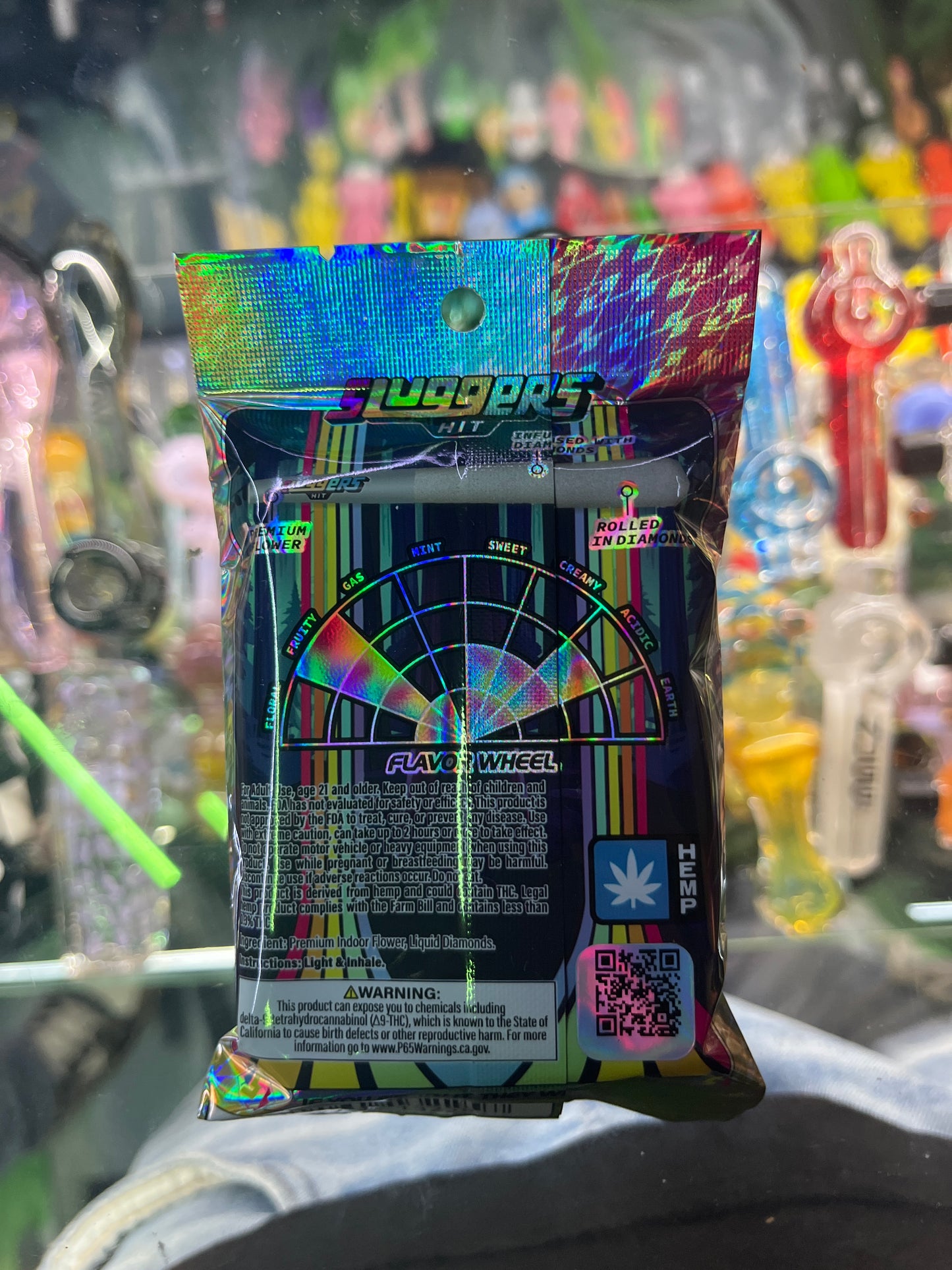 Sluggers hit juiced diamond preroll 5pck rainbow road sativa