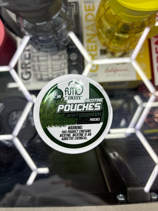 Fume nicotine pouches, wintergreen 6MG 20 pouches