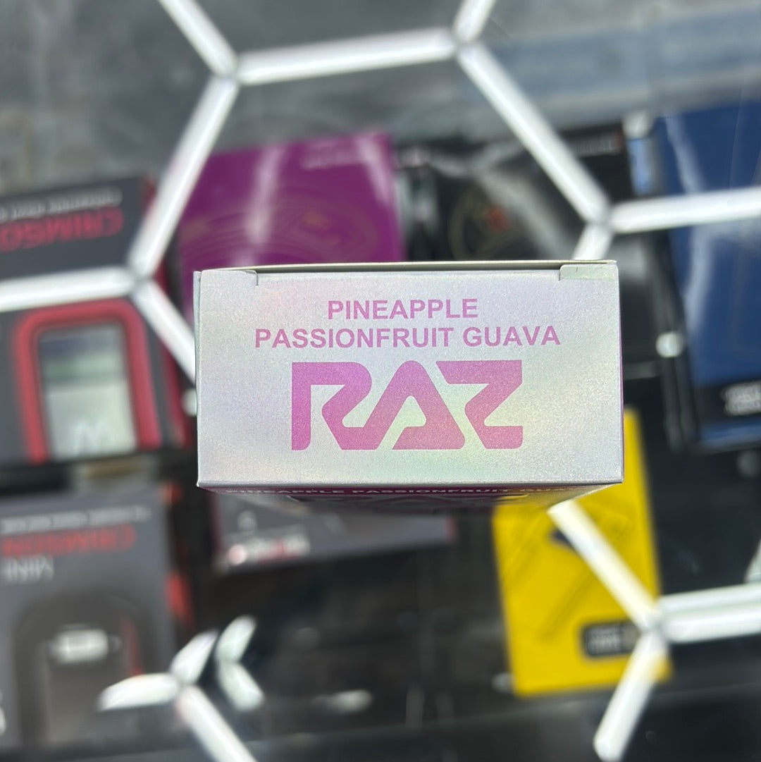 Raz pineapple, passionfruit, guava , 9000 puffs