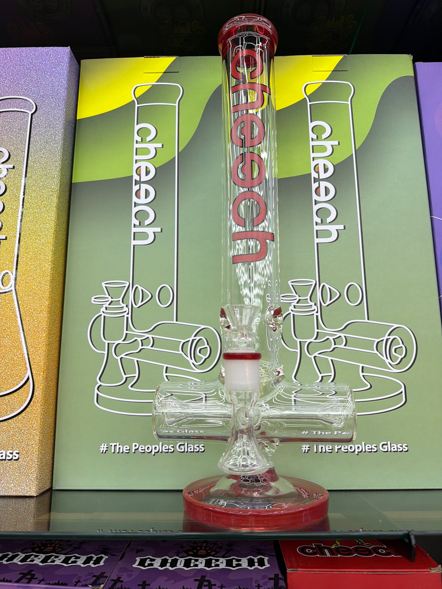 Cheech - Water Pipe - Standing tall, thinking hazy thoughts 16”