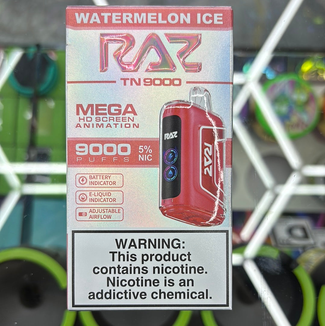 Raz 9000puffs watermelon ice