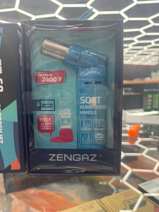 Zengaz soft rubber jet torch blue