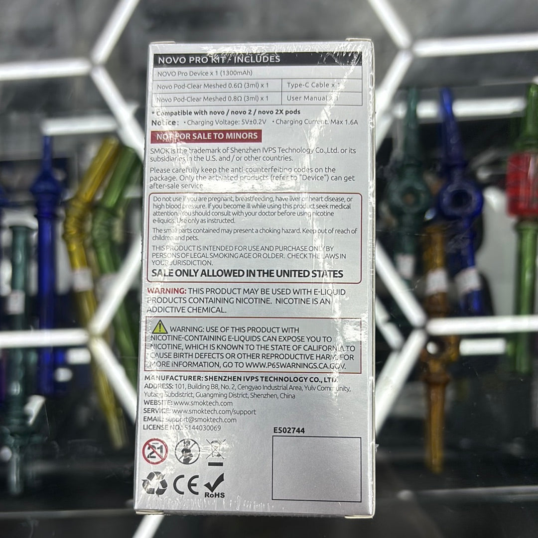 Smok novo pro kit black carbon fiber