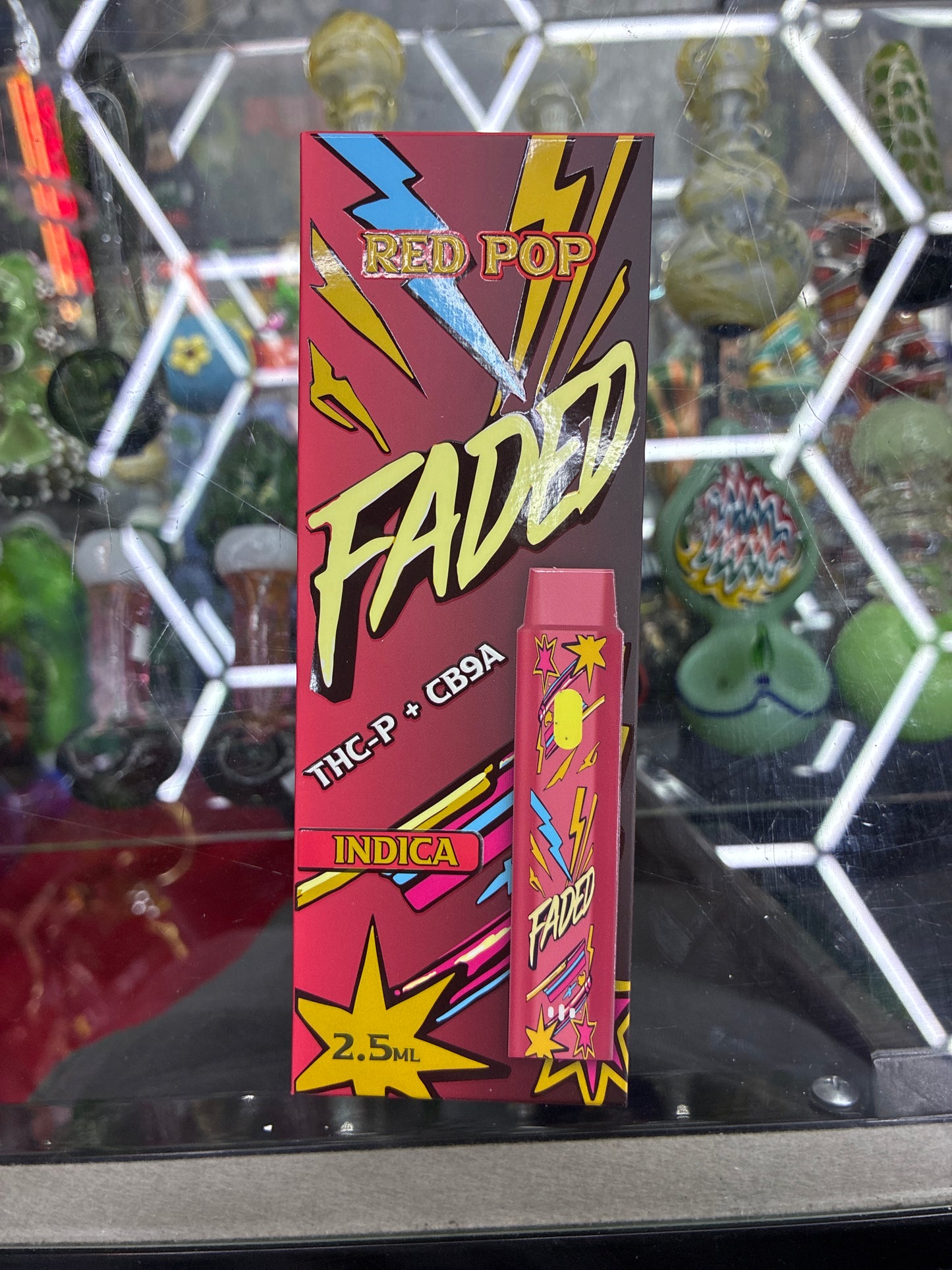Faded thc-p + cb9a 2.5ml disposable Indica red pop