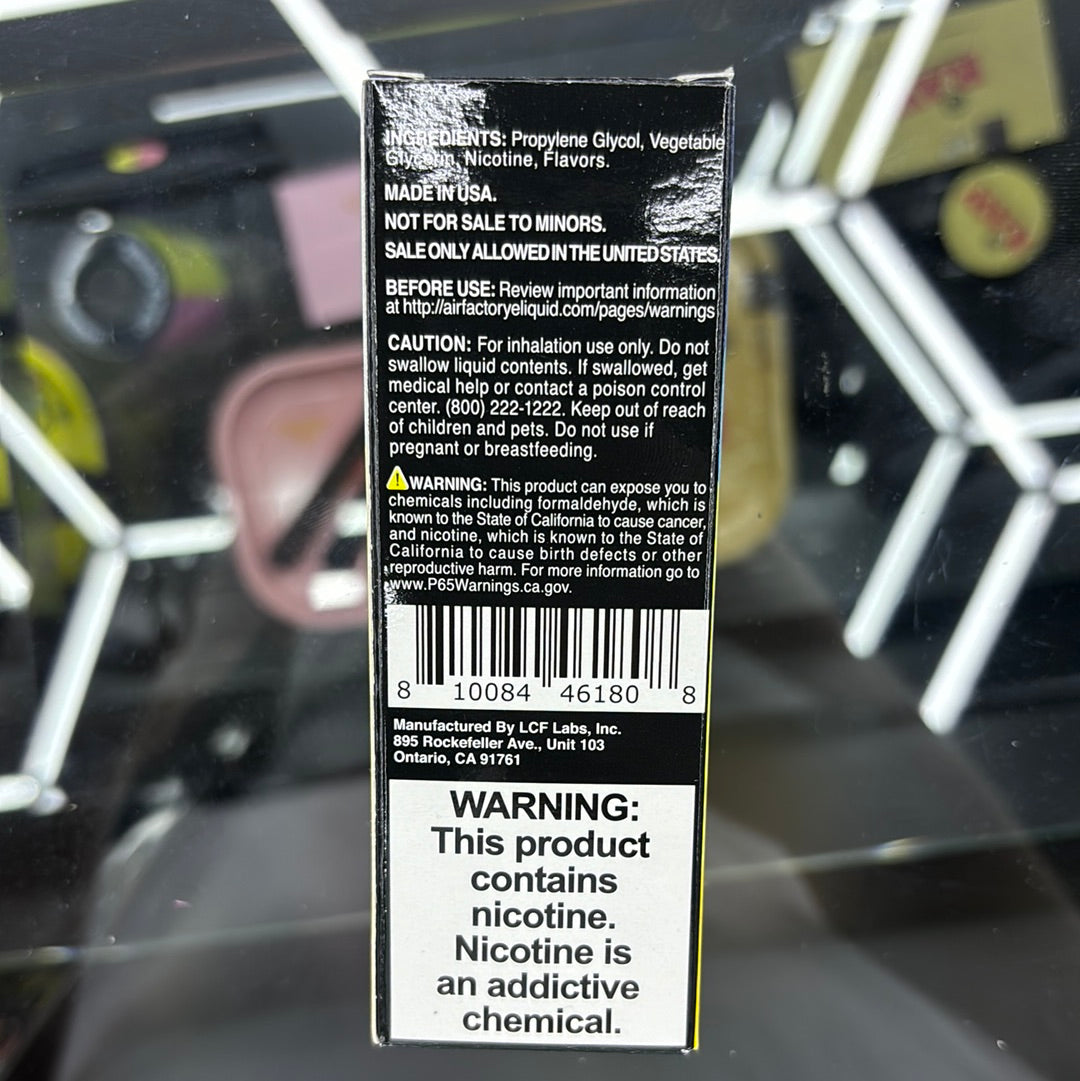 Air factory blue raspberry lemonade, 6MG 100ML