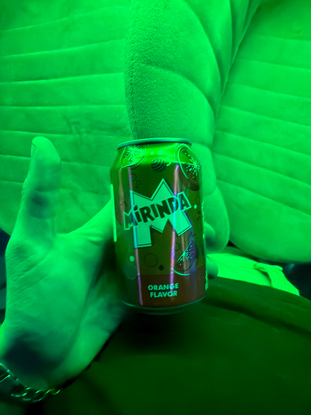 Miranda 330ml soda can orange