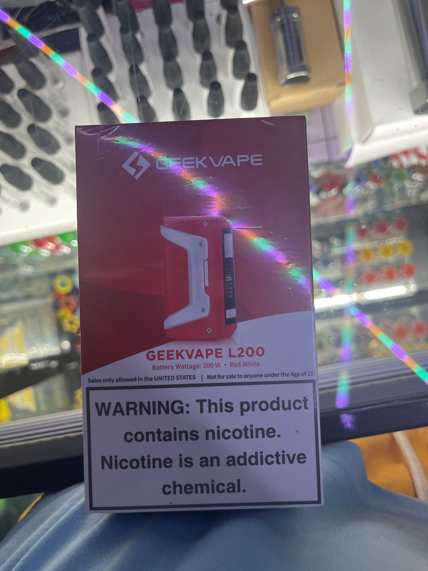 Geekvape l200 red white