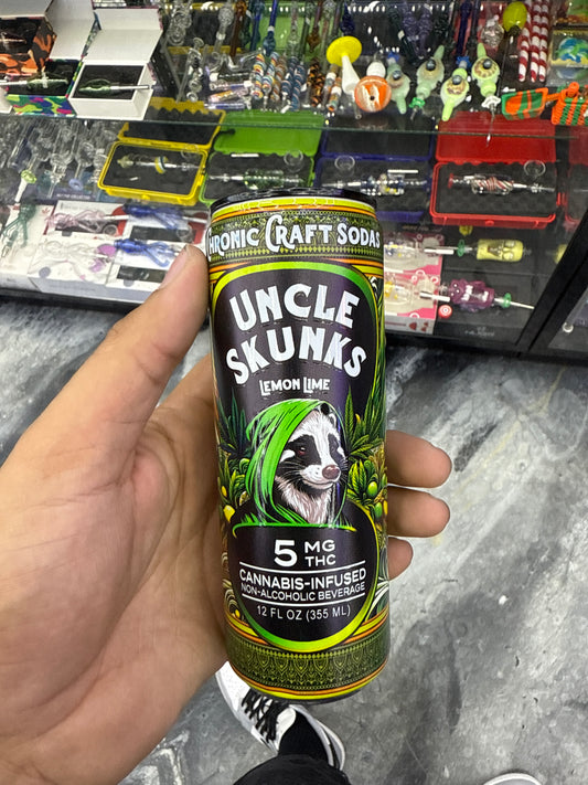 Uncle skunk’s lemon lime 5mg THCp infused drink