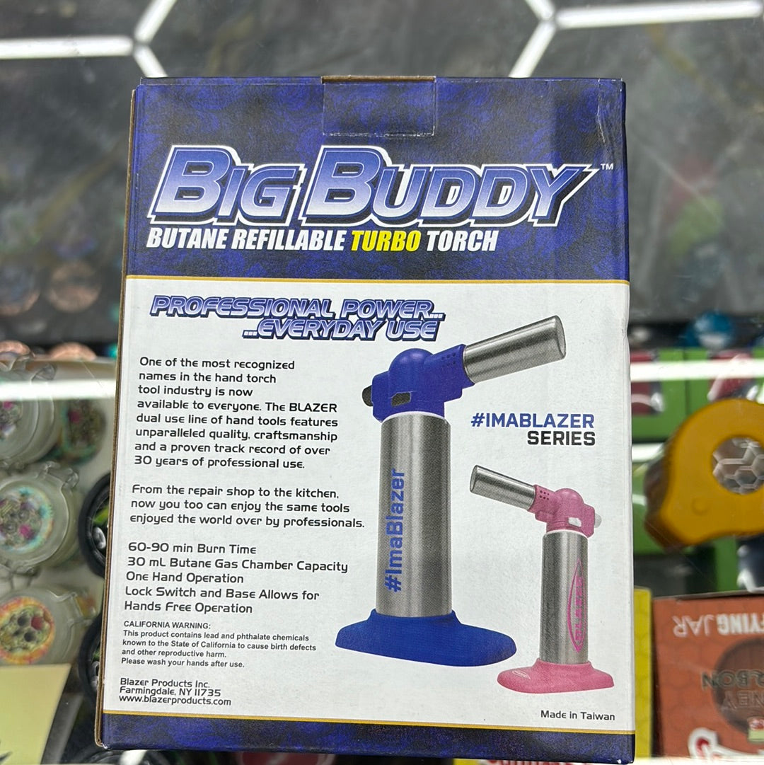 Blazer, big buddy, butane, refillable, turbo torch