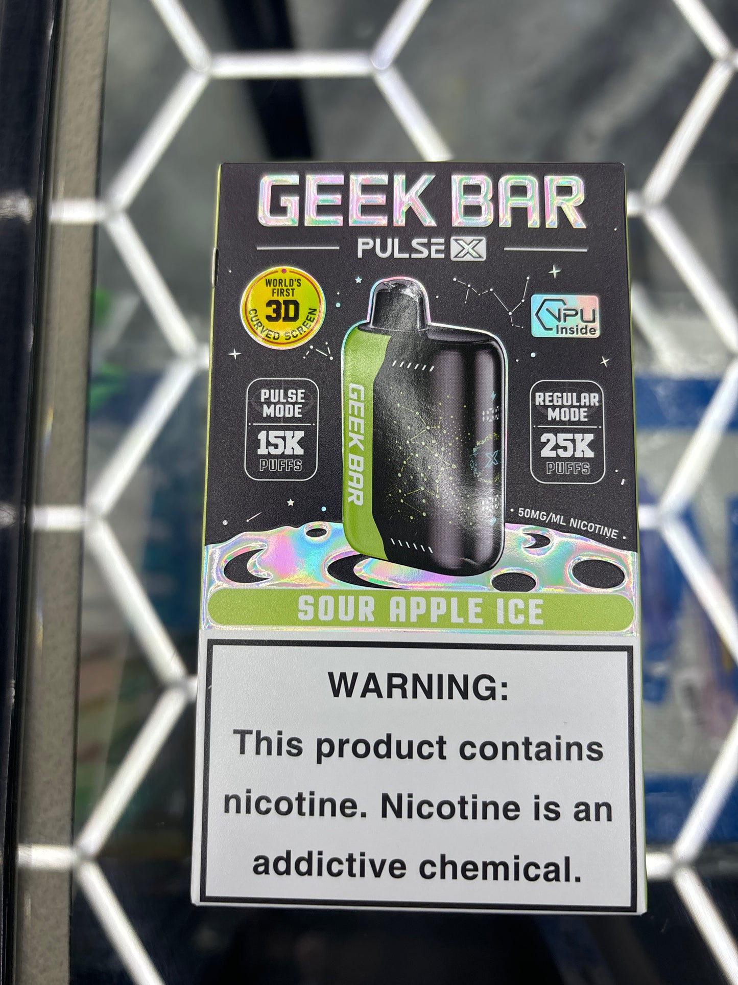 Geek bar pulse x sour apple ice NO NIC