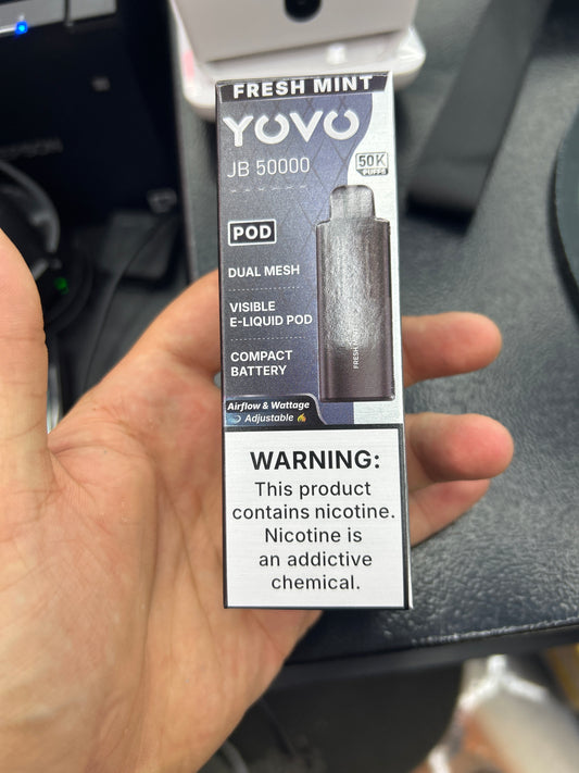 Yovo jb 50000 pod 50k puffs fresh mint