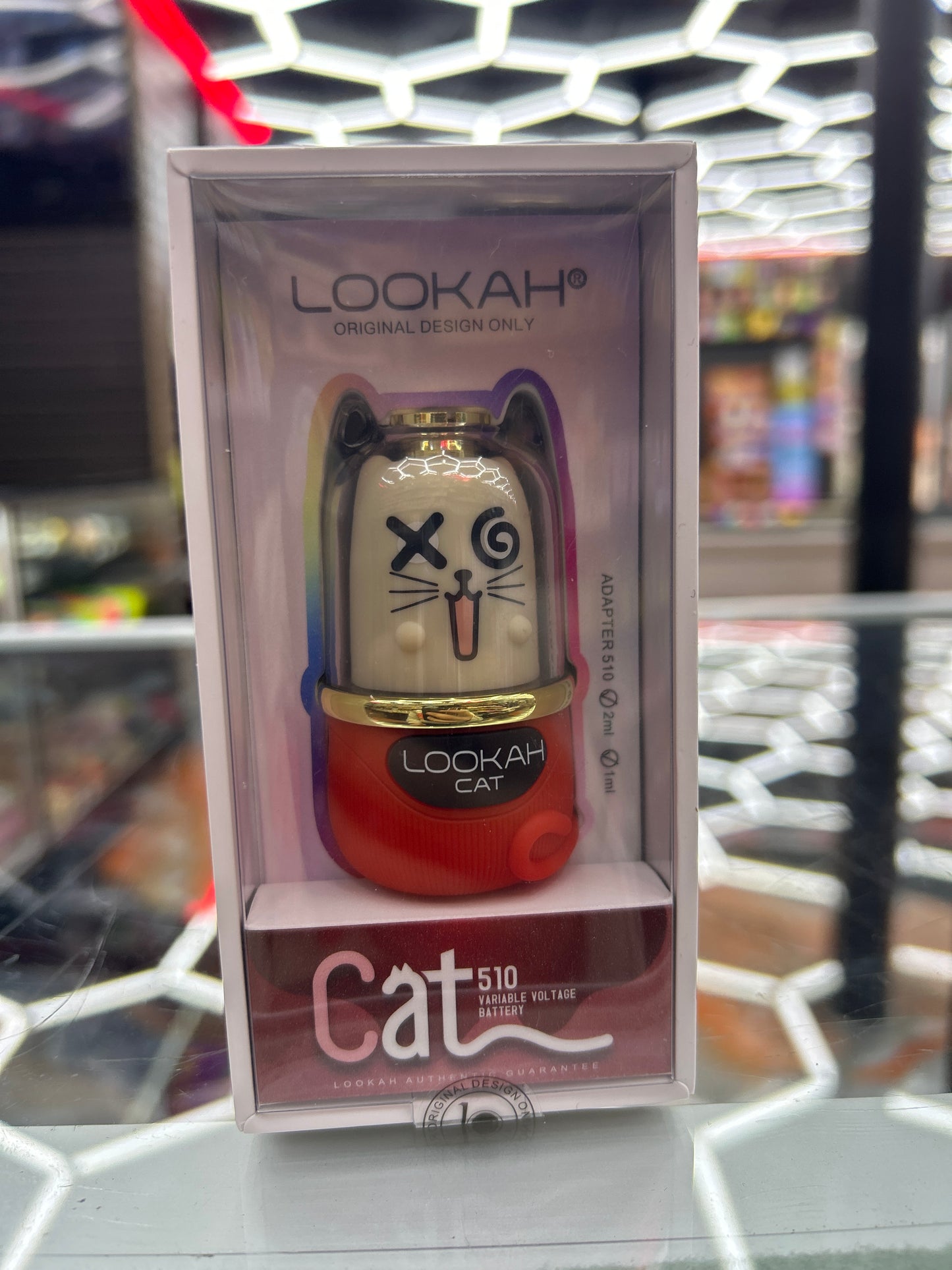 Lookah cat battery red