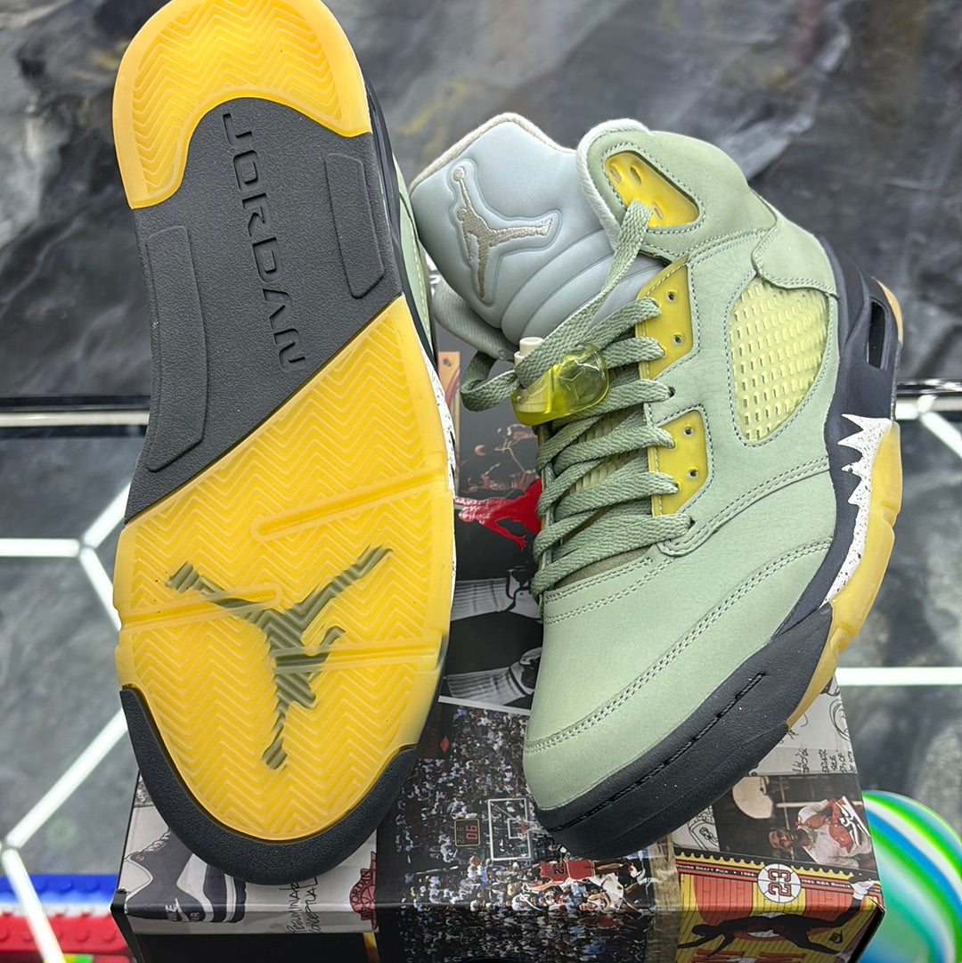 Air Jordan five retro jade horizon/desert sand 9.5 M