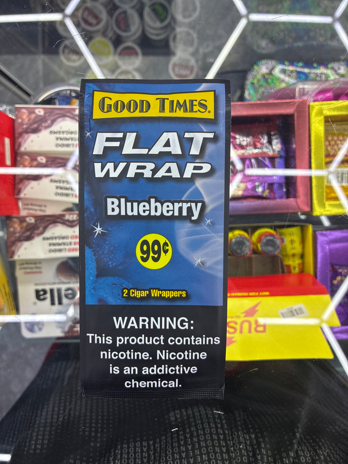Good times flat wraps blueberry