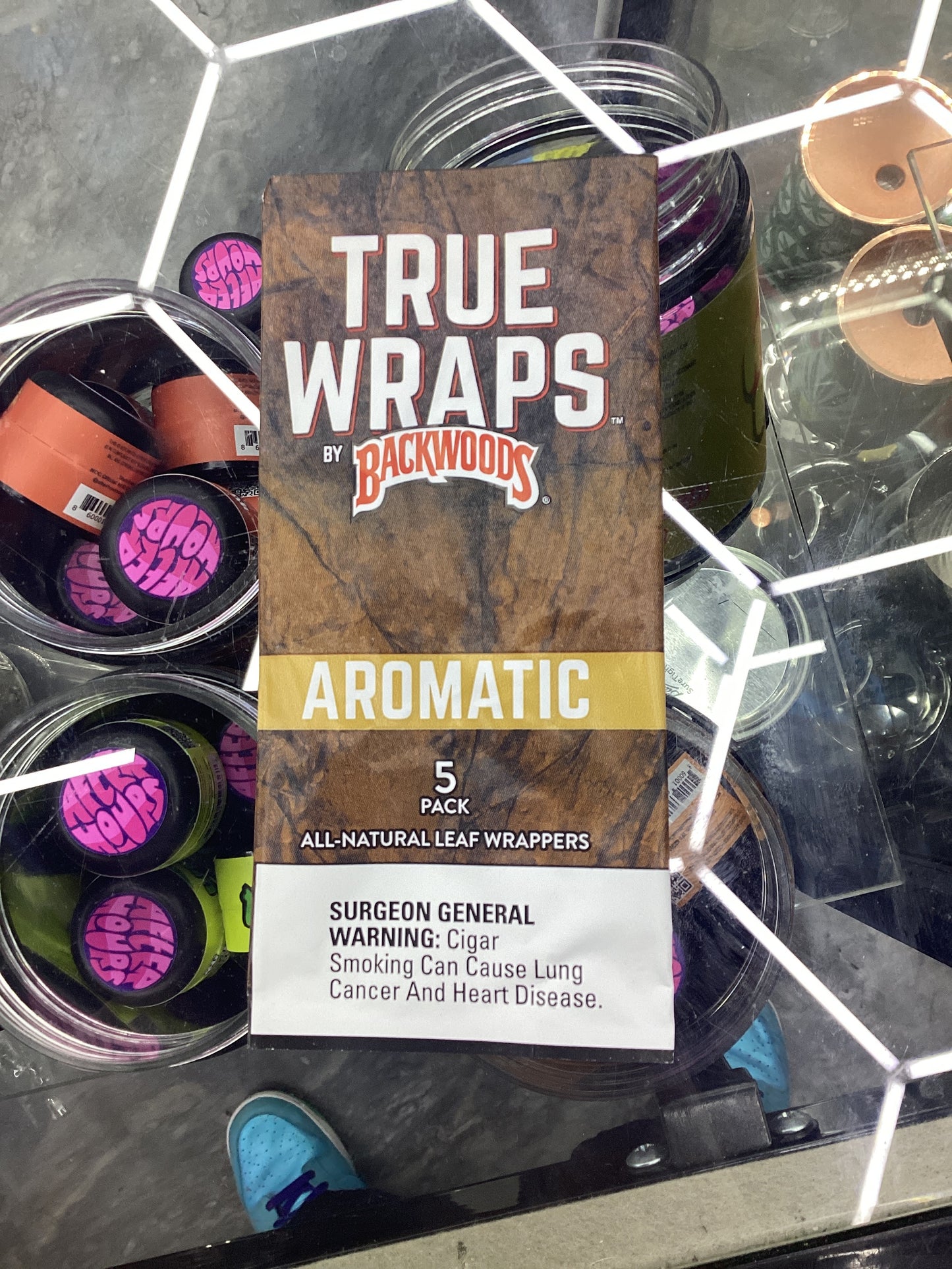 Backwoods true wrap 5 pack all natural leaf wrappers aromatic