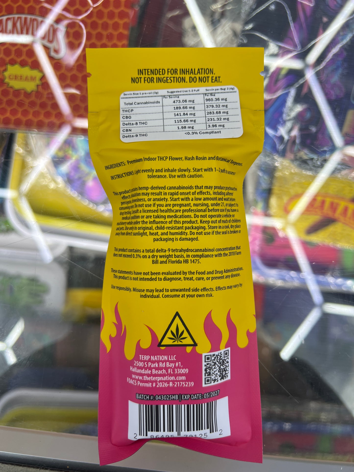 SMAK’D THCP HASH HOLE 2gx2ct HashBurger Sativa