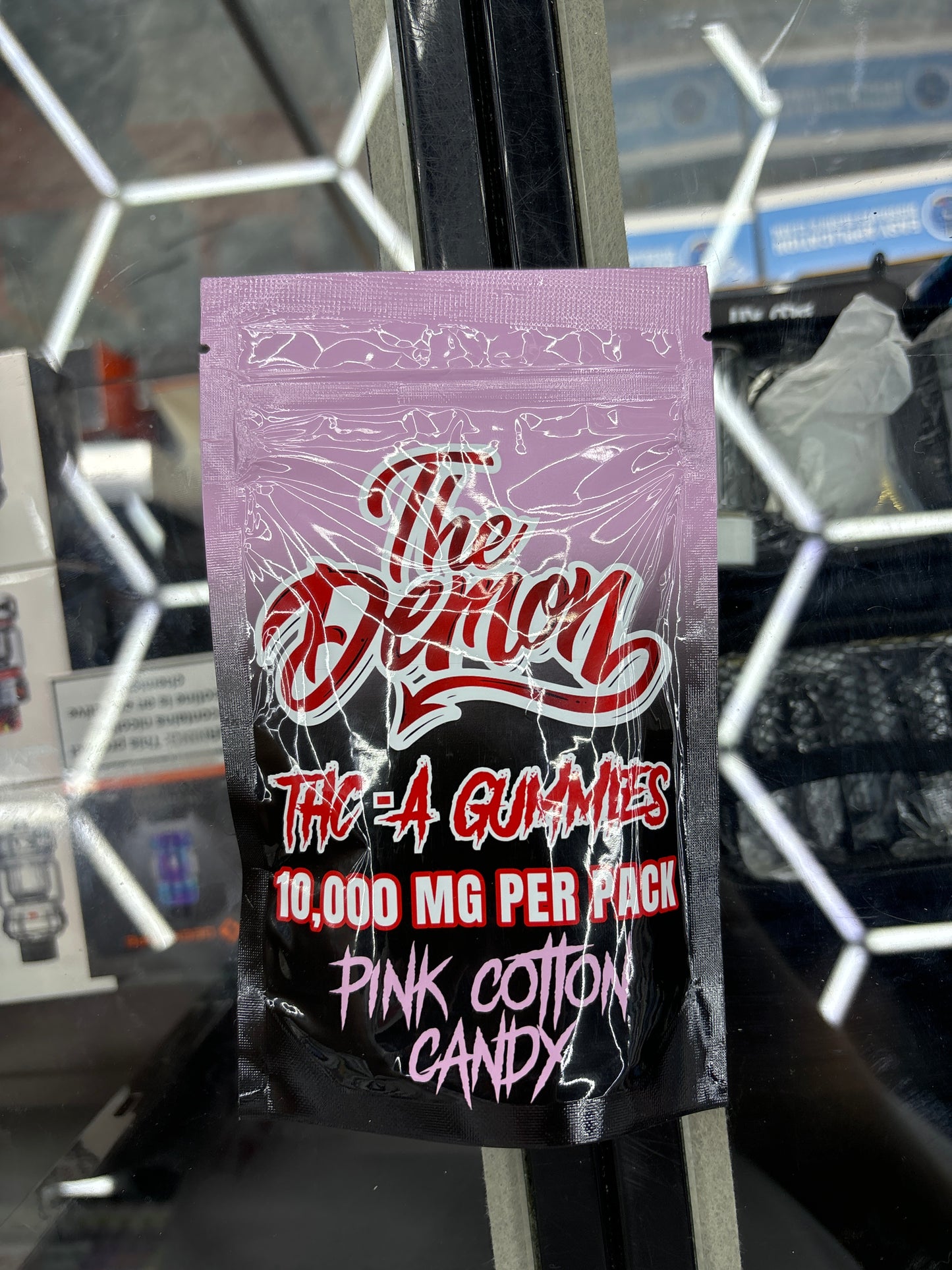 The demon gummies pink cotton candy 10,000mg