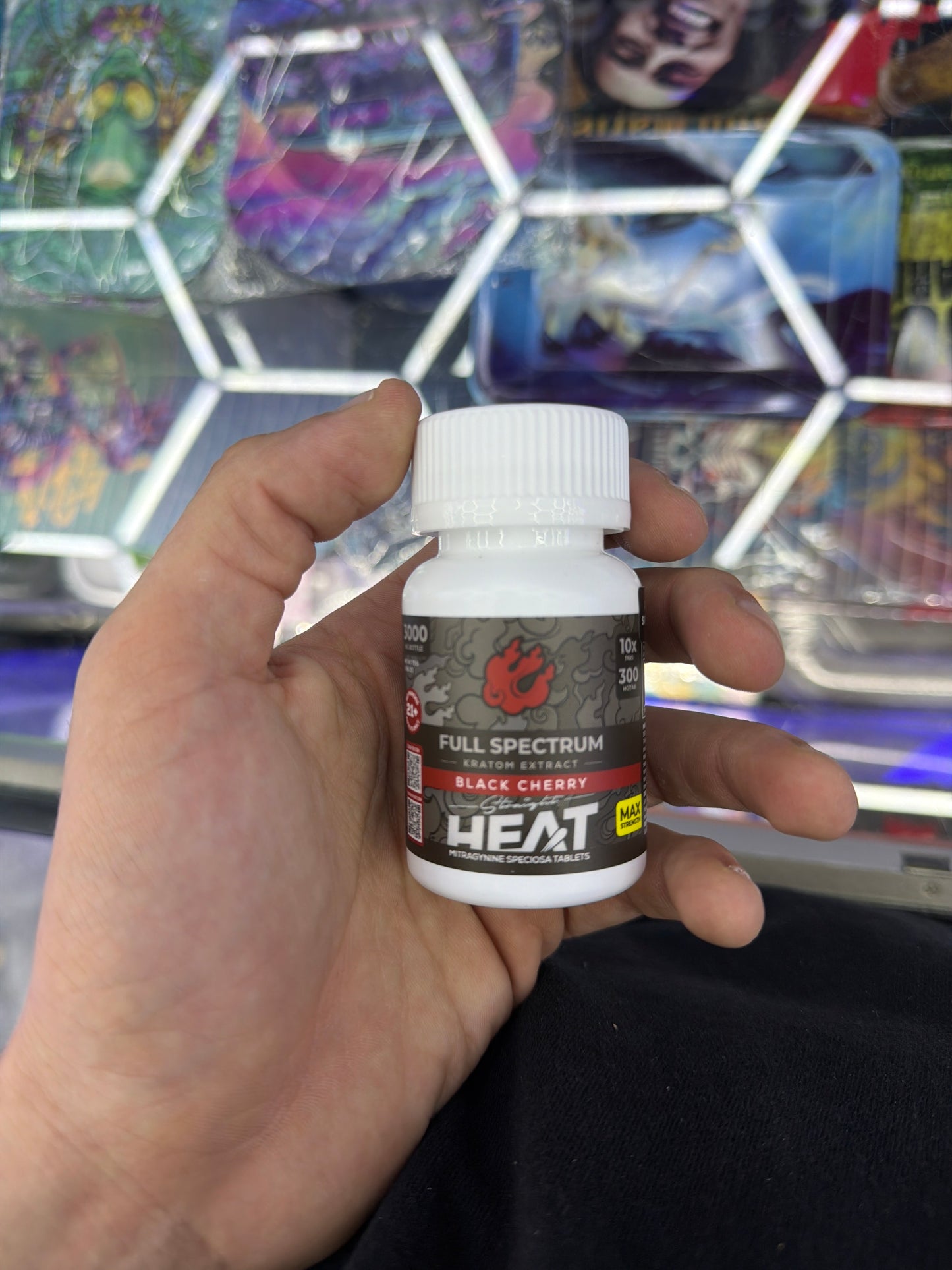 Heat Full Spectrum Kratom Extract 10x 300mg Black Cherry